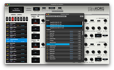 KORG - KingKORG Sound Editor